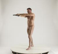 2020 01 MICHAEL NAKED MAN DIFFERENT POSES WITH GUNS (1)